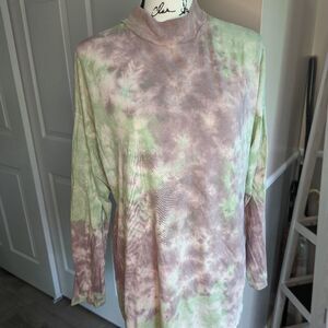 NWOT Free People tie dye shirt